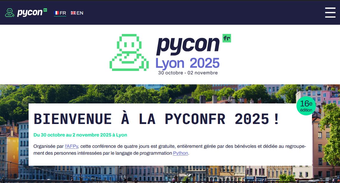 La PyConFR 2025 !